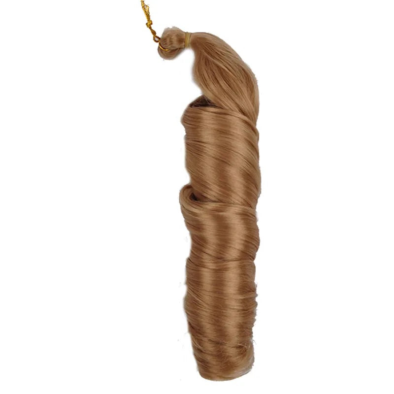 Solid French Curly Braids