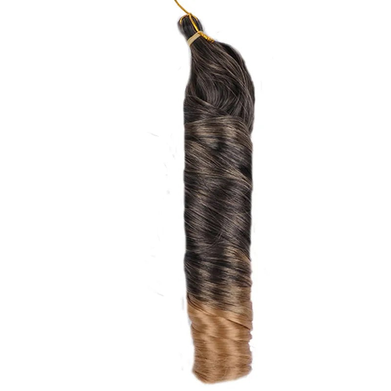 Ombre French Curly Braids