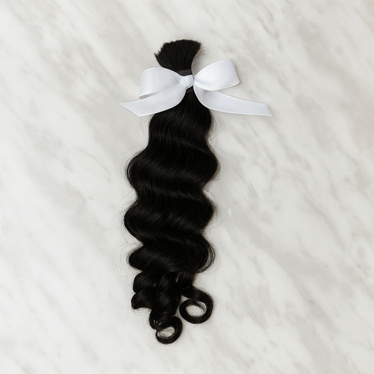 Loose Deep Wave Bulk Human Hair for Boho Braids – Braiding Hair Extensions